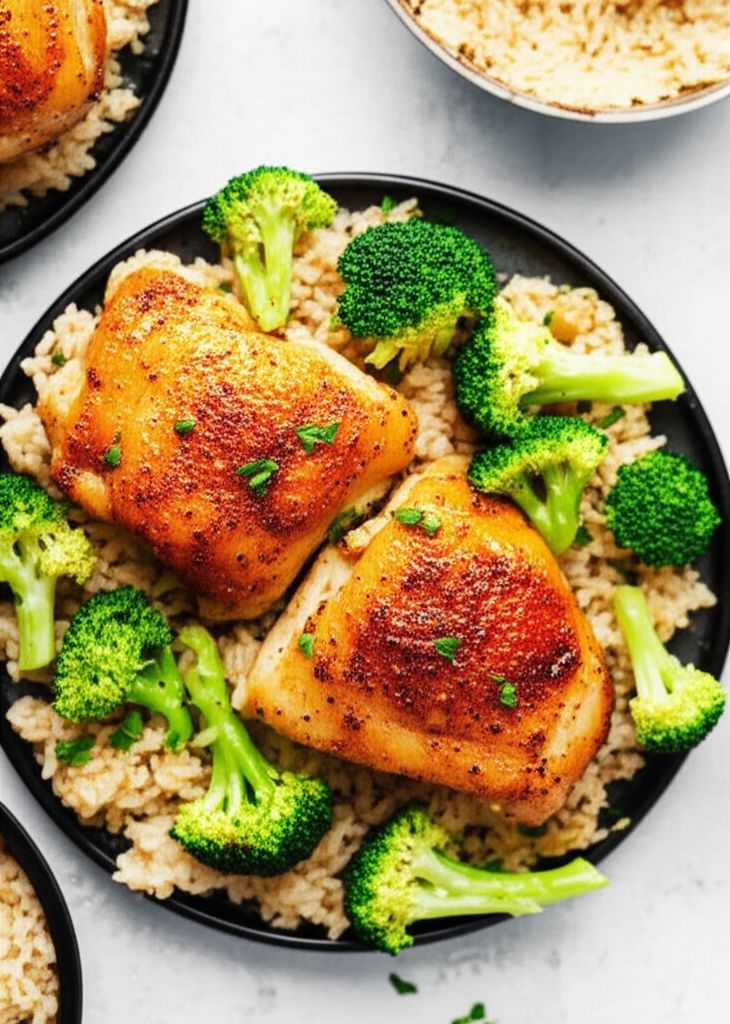 Instant Pot Chicken, Broccoli, and Rice