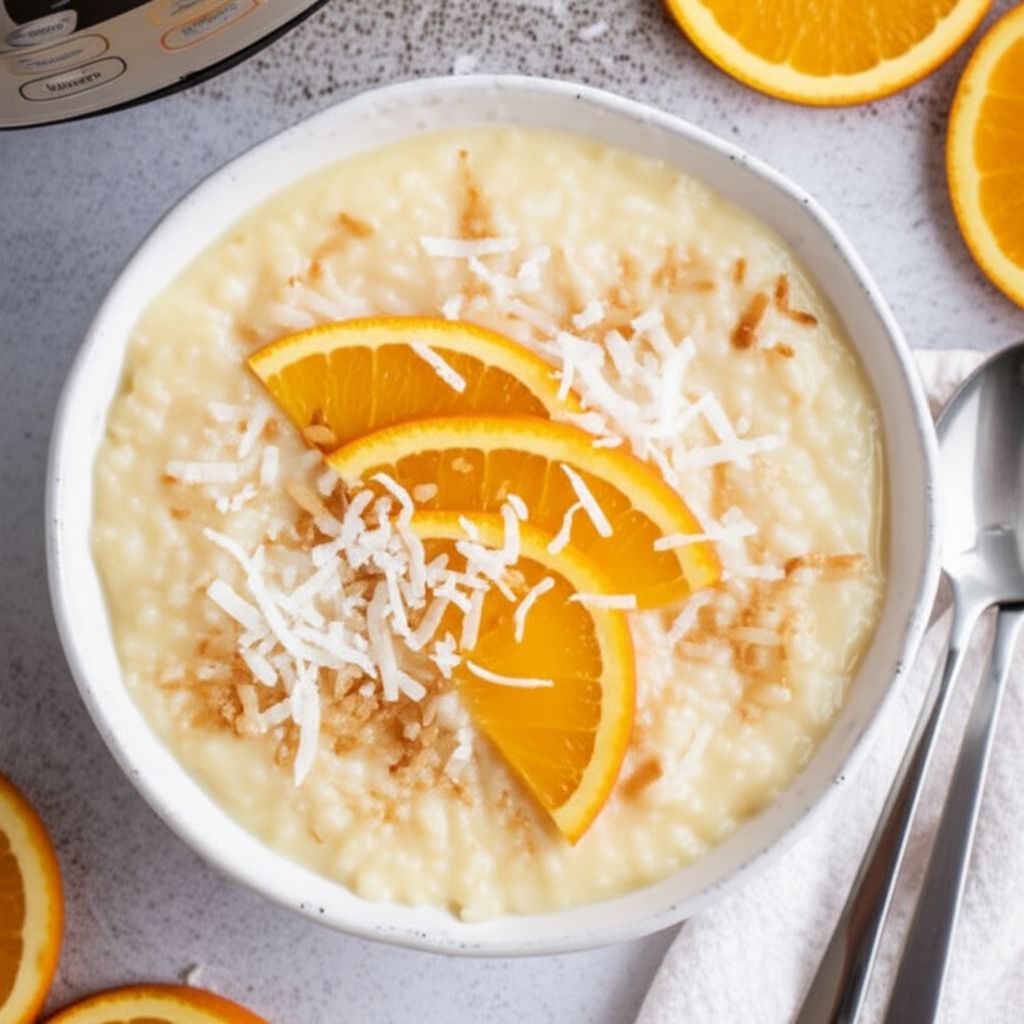 Instant Pot Coconut-Orange Rice Pudding