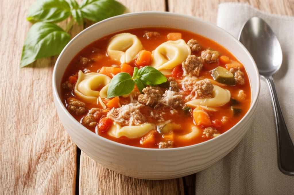 Italian Sausage Tortellini Soup