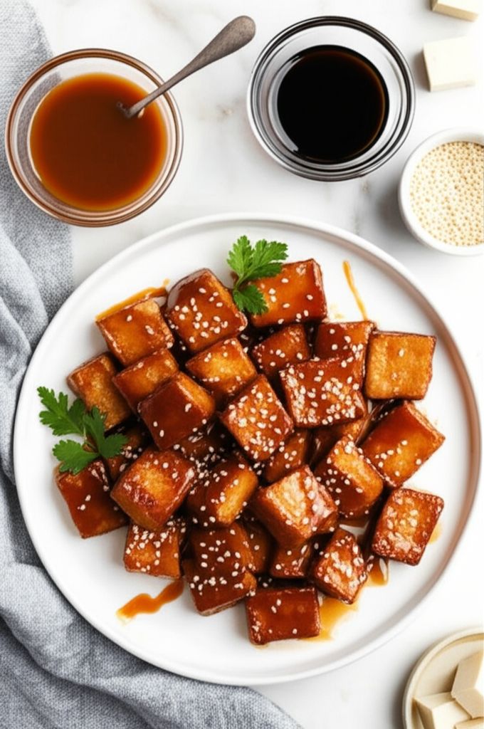 Maple Glazed Tofu