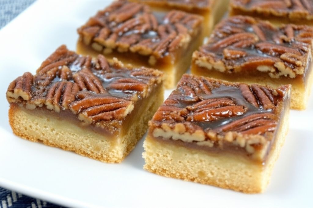 Maple Pecan Shortbread Squares
