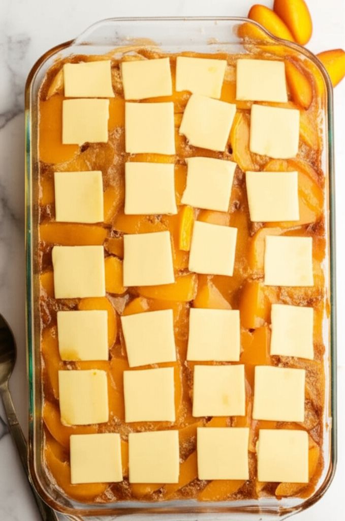 Marie's Peach Dump Cake
