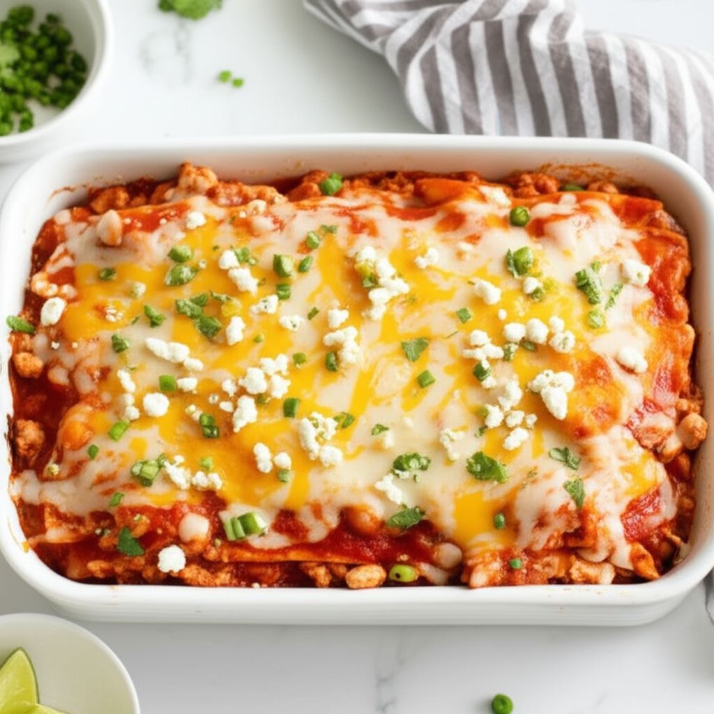 Mexican Chicken Tortilla Lasagna