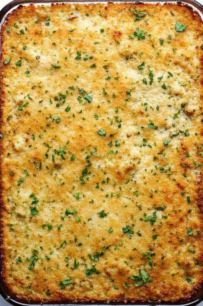 Not Ya Mama's Oyster Dressing