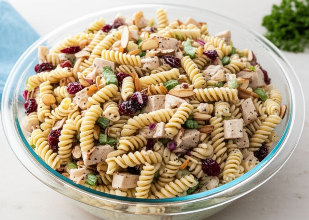 Poppy Seed Chicken Pasta Salad