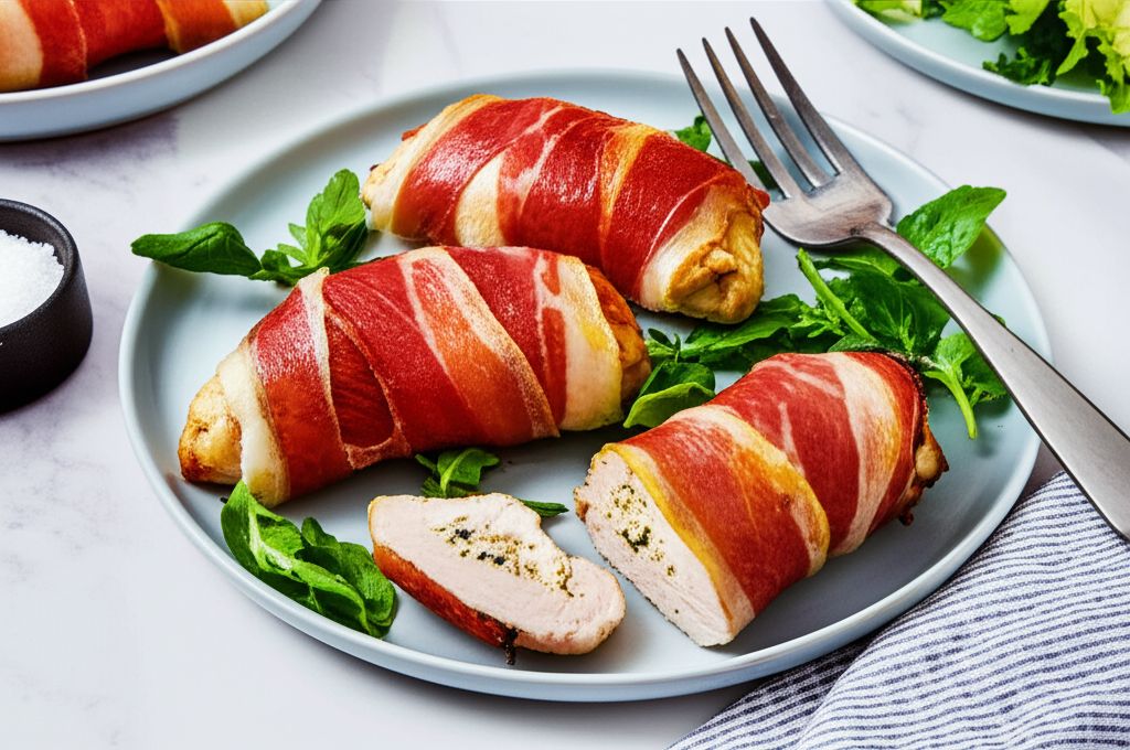 Prosciutto-Wrapped Chicken Breasts with Herbed Goat Cheese