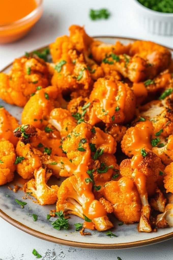 Roasted Buffalo Cauliflower