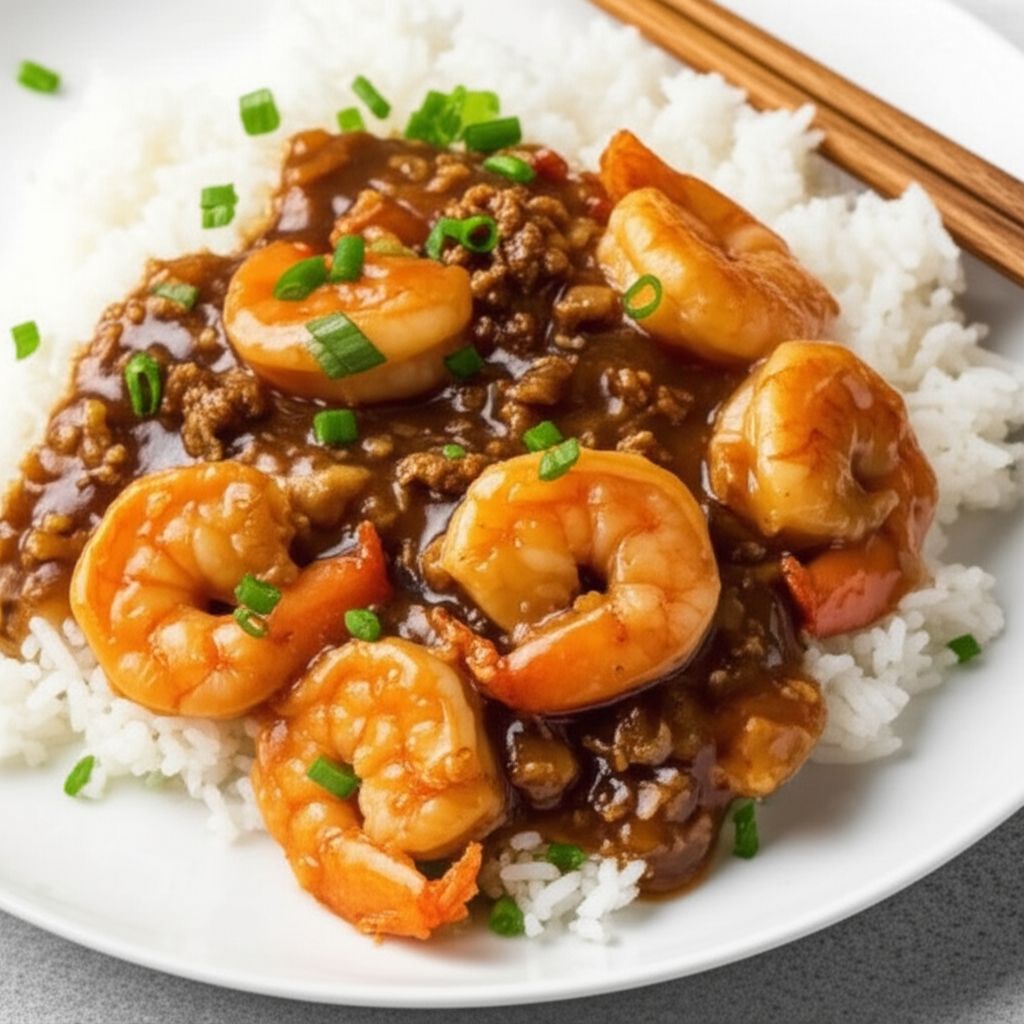 Shrimp with Lobster Sauce