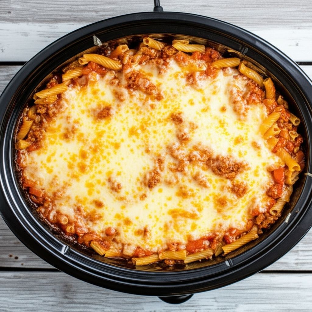 Slow Cooker Baked Ziti