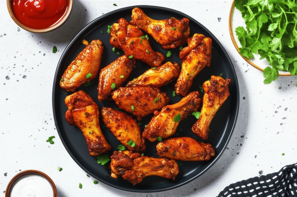 Spicy Air Fryer Wings