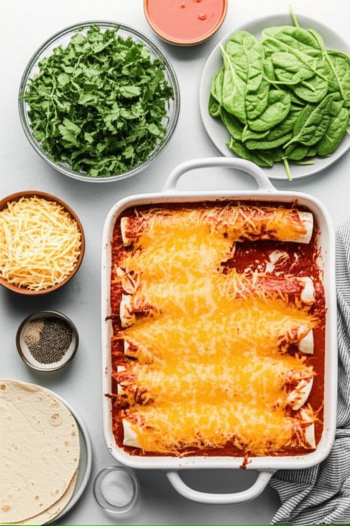 Spinach Enchiladas