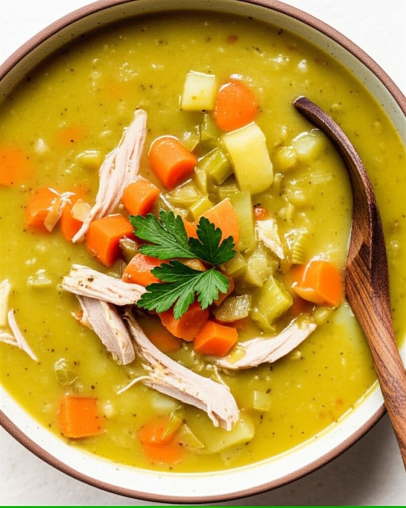 Split Pea Smoked Turkey Soup