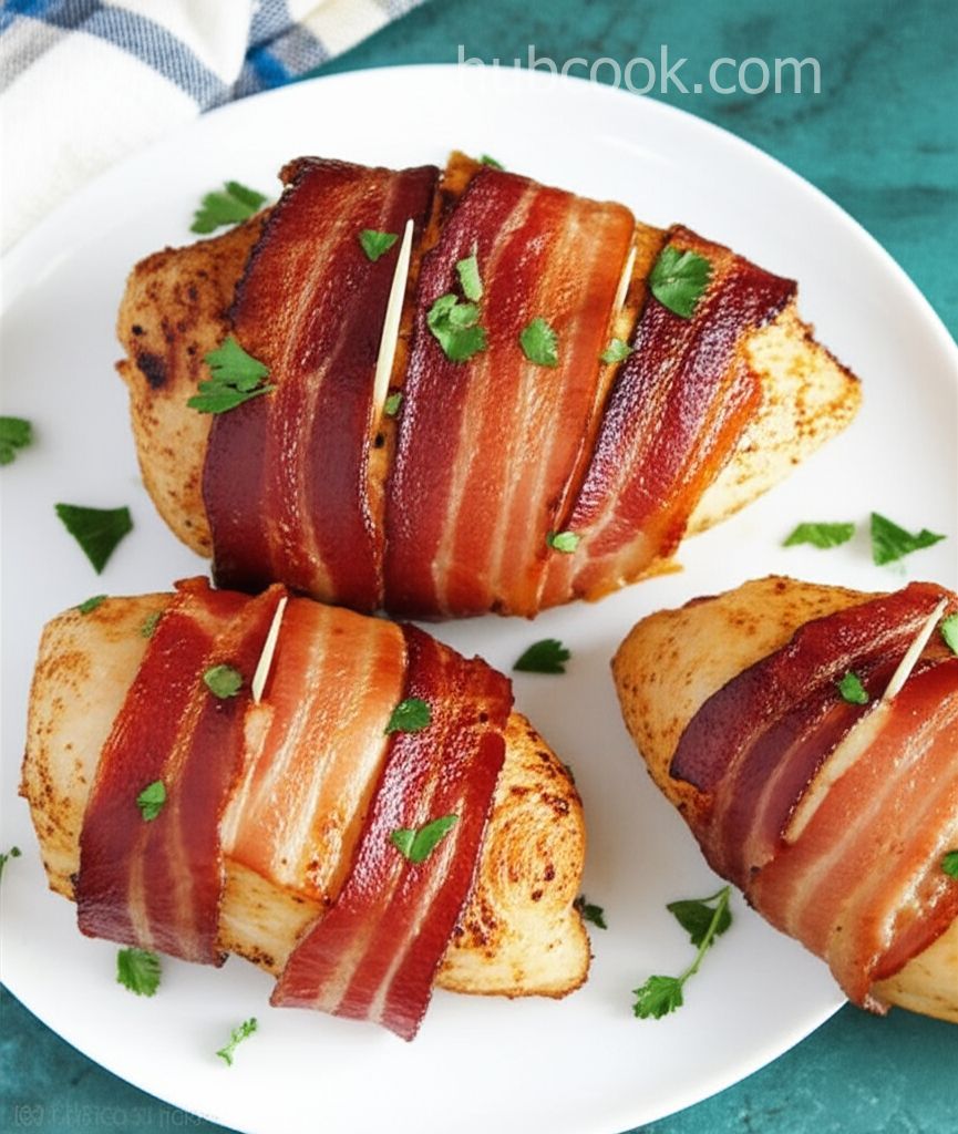Stuffed and Wrapped Chicken Breast