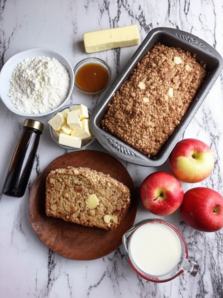 Sweet Moist Apple Bread