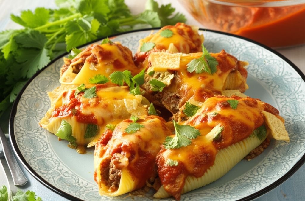 Tacos in Pasta Shells