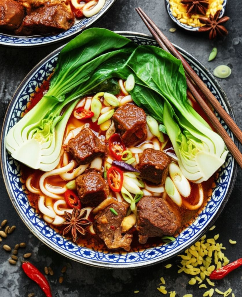 Taiwanese Spicy Beef Noodle Soup
