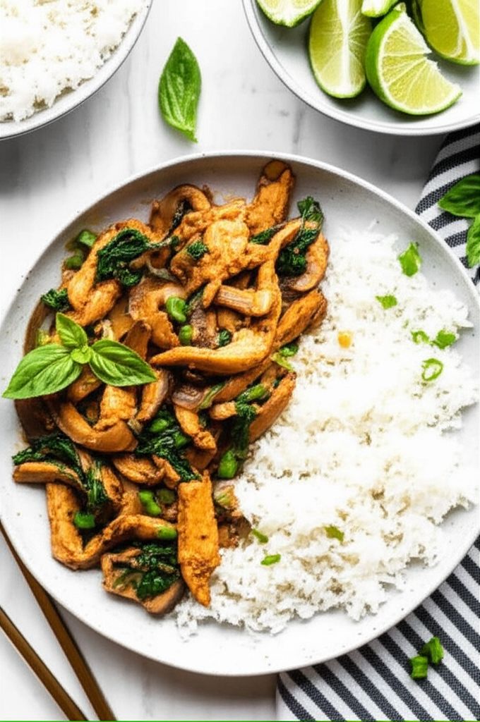 Thai Chicken with Basil Stir Fry