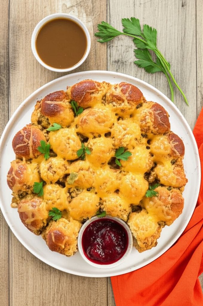 Thanksgiving Leftovers Monkey Bread