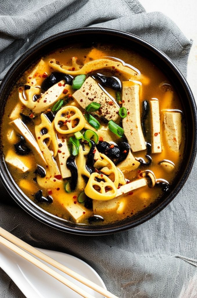 Vegan Hot and Sour Soup