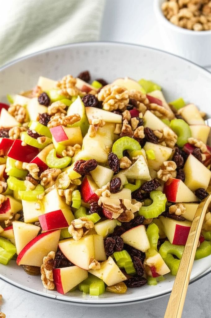 Waldorf Salad with Walnut Oil Vinaigrette