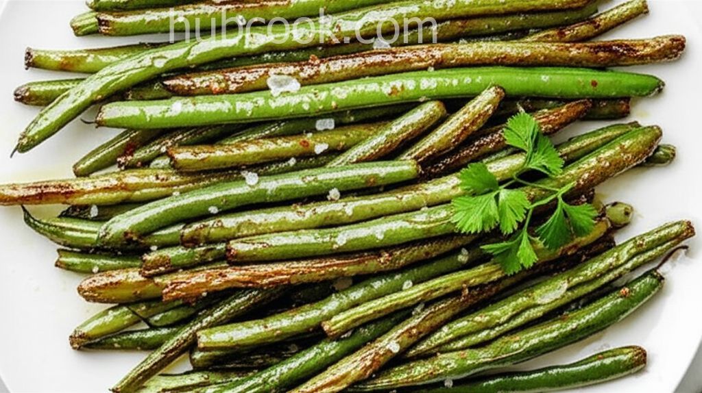 Air Fryer Garlic Green Beans