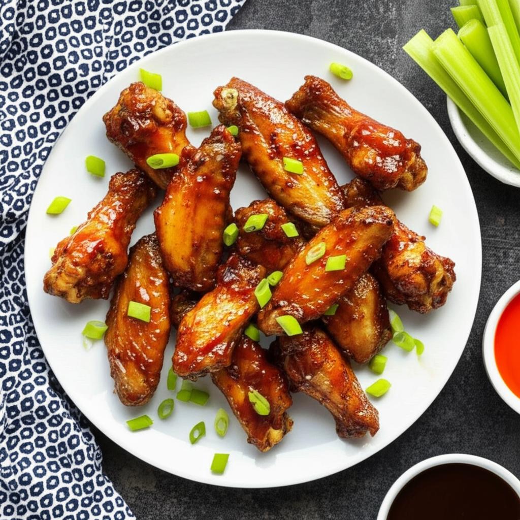 Air Fryer Honey Garlic Chicken Wings