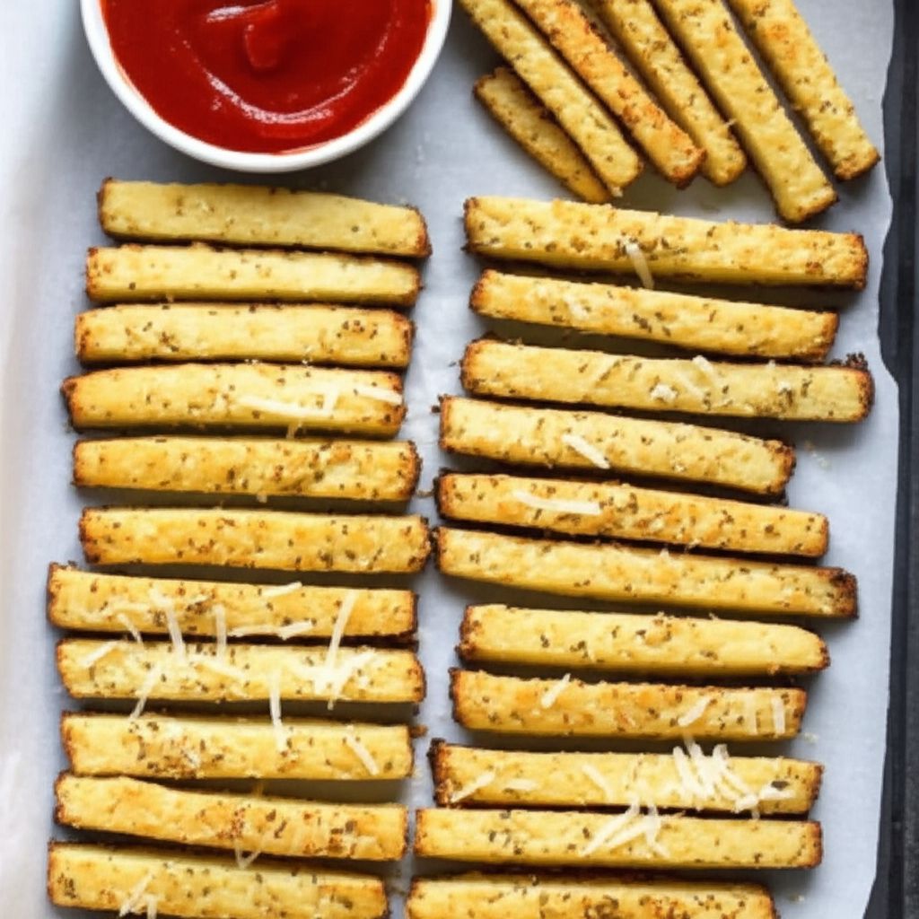 Baked Cauliflower Fries