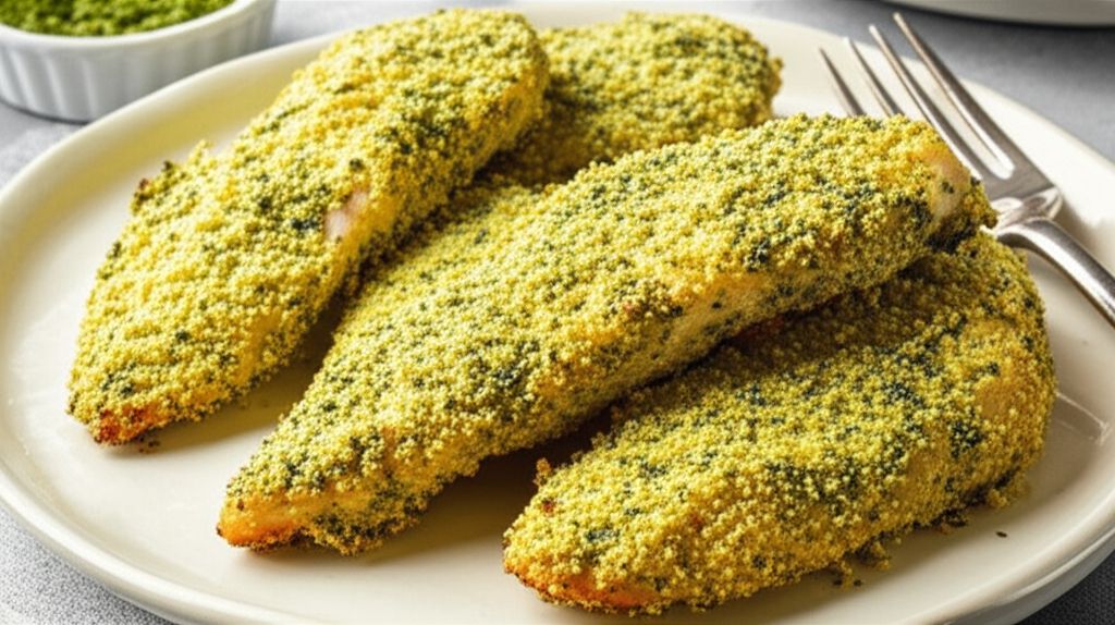 Baked Pesto Chicken Tenders