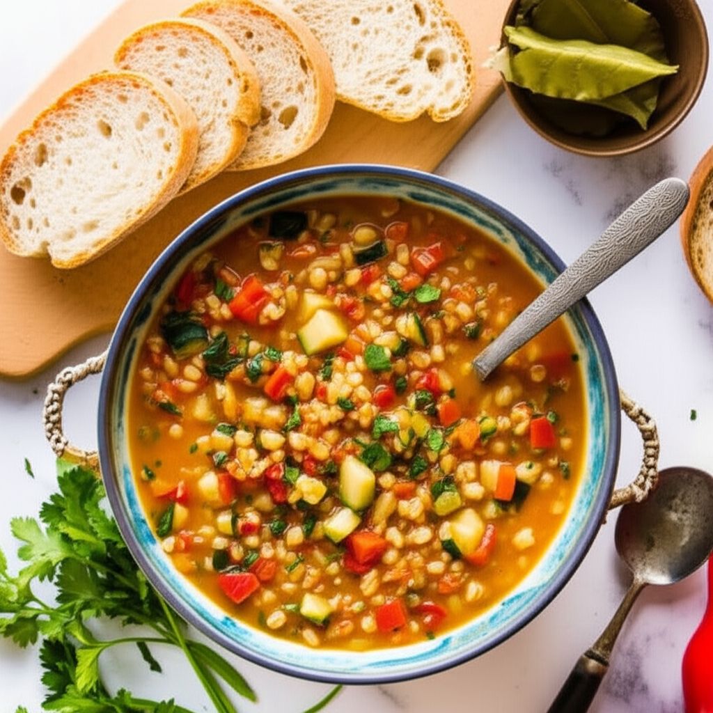 Beaker's Vegetable Barley Soup