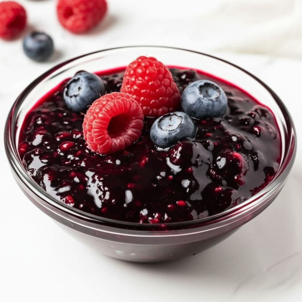 Blueberry and Raspberry Pancake Topping
