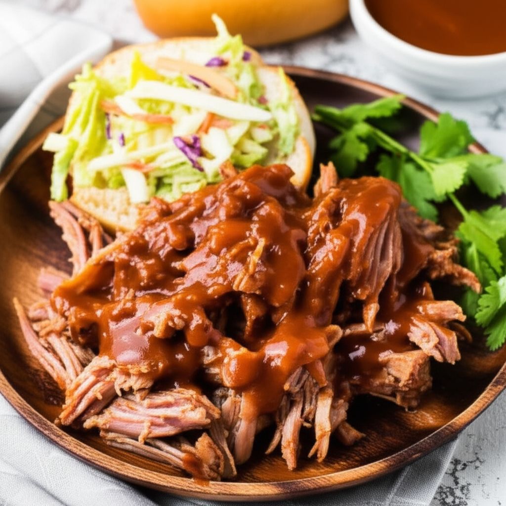Bourbon Mango Pulled Pork