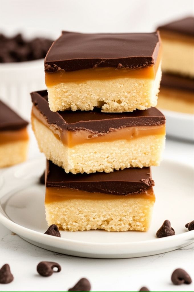 Caramel Shortbread Squares