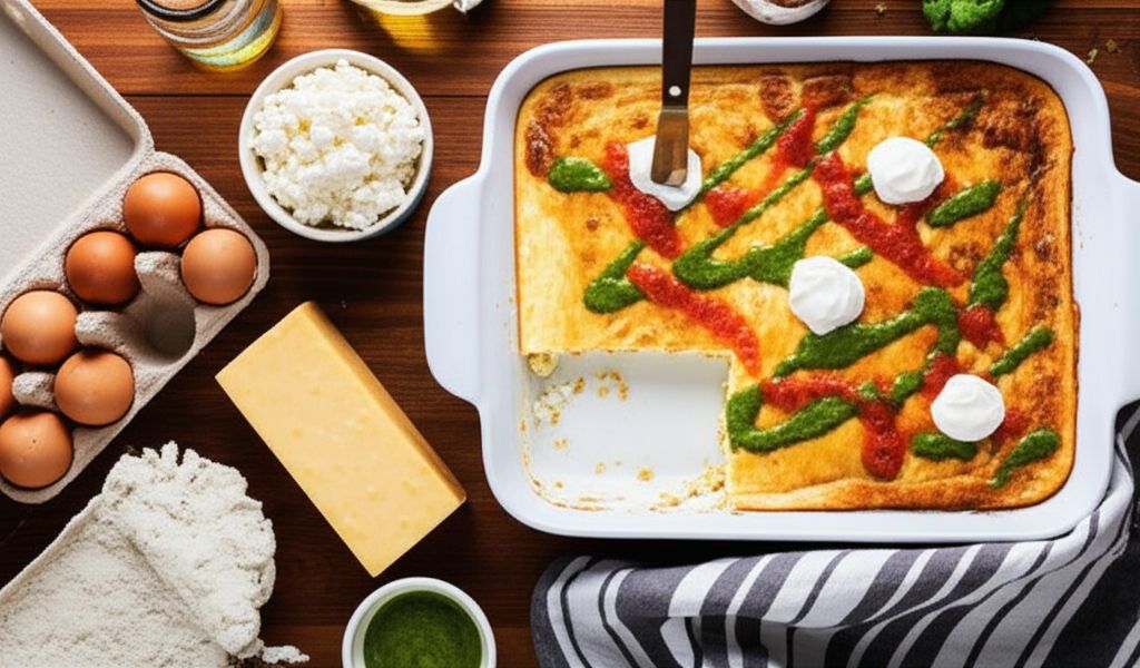 Cheesy Baked Eggs