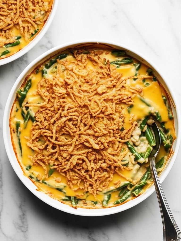 Cheesy Green Bean Casserole