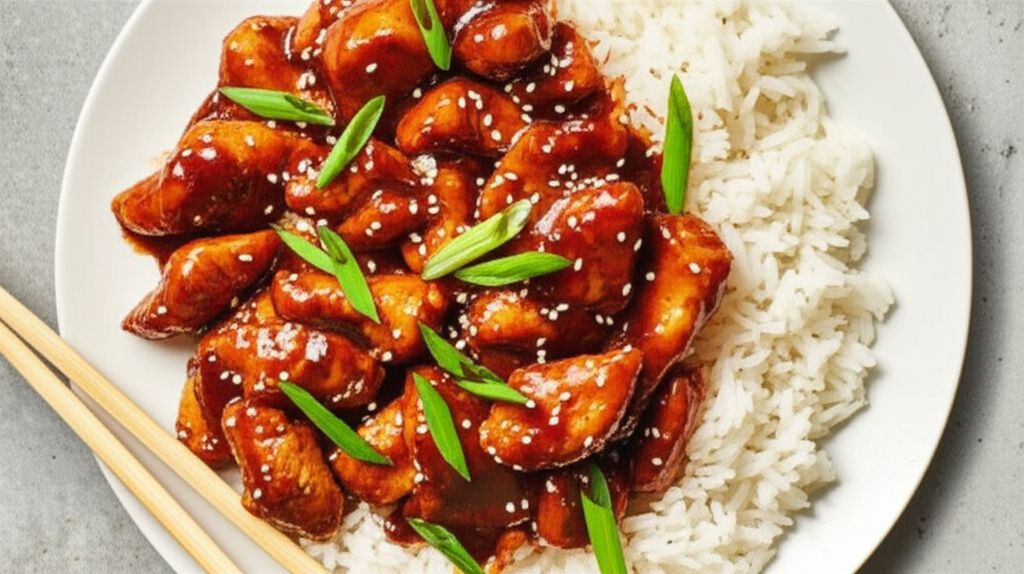 Chicken Teriyaki and Noodles