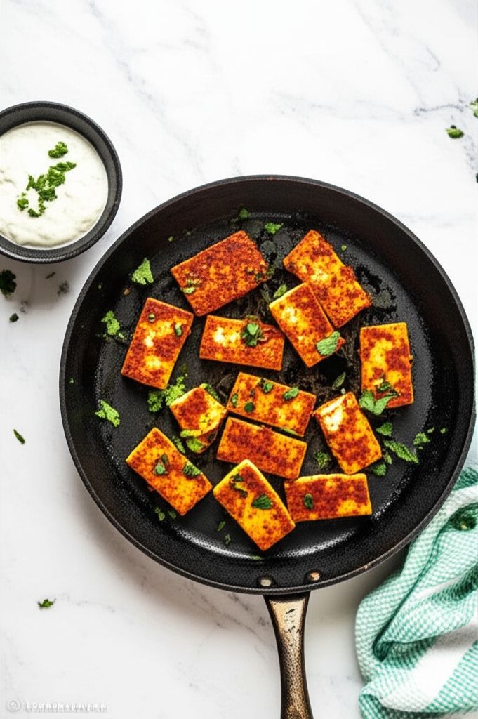 Chili Garlic (Homemade) Paneer