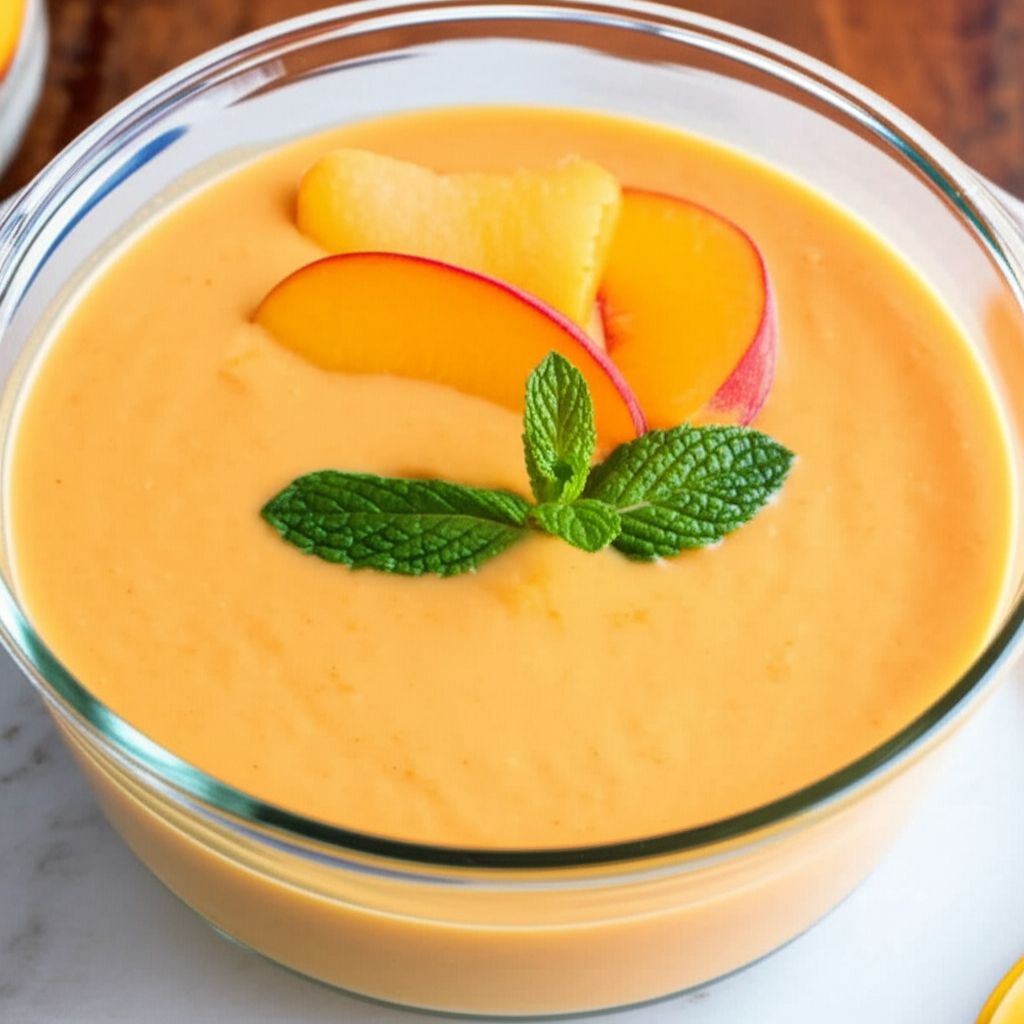 Chilled Peach Soup