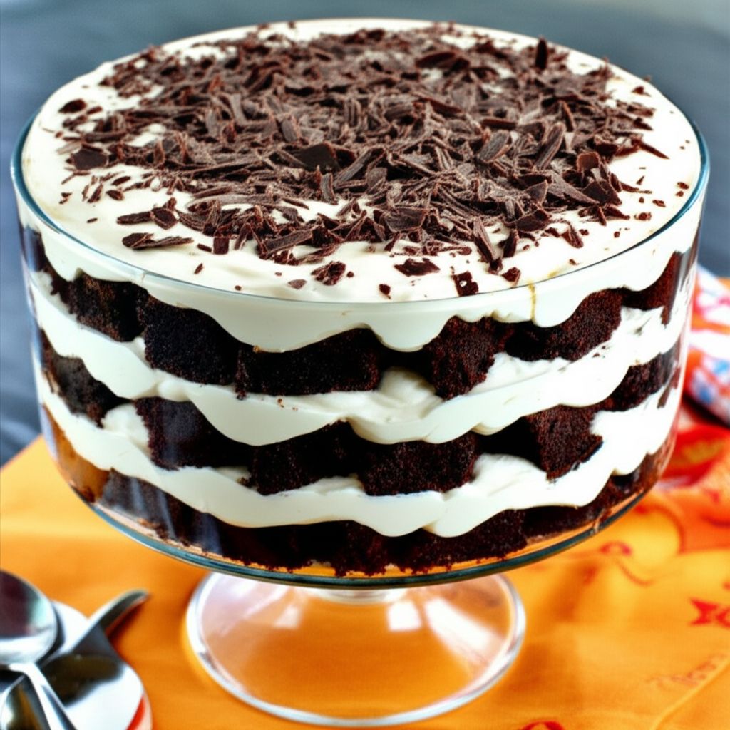 Chocolate Brownie Trifle