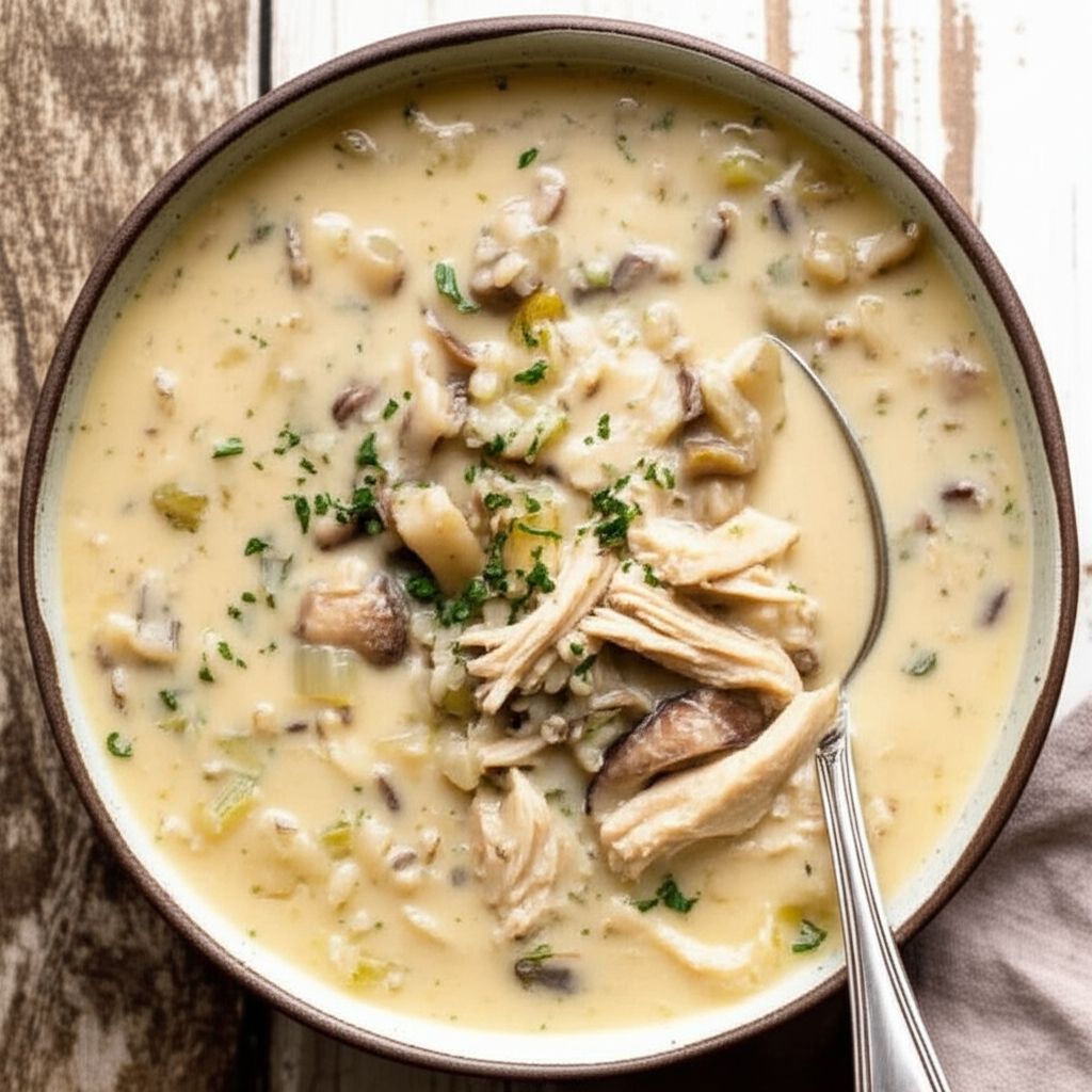 Cream of Chicken with Wild Rice Soup