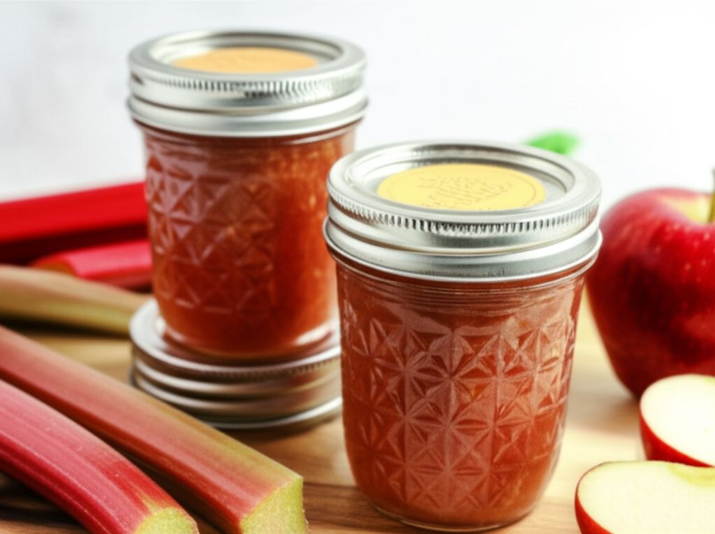 Easy Apple Rhubarb Jam