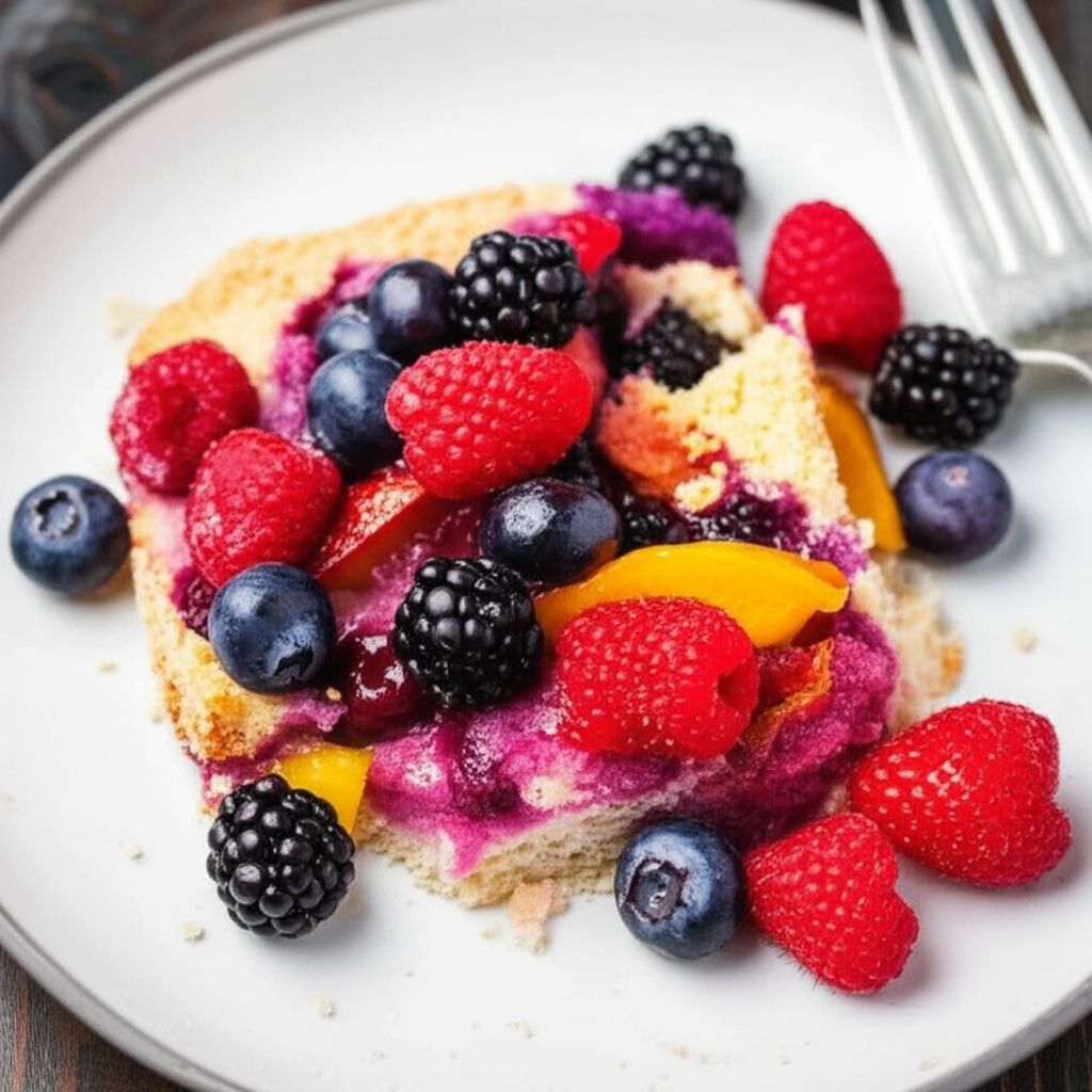 Easy Batter Fruit Cobbler