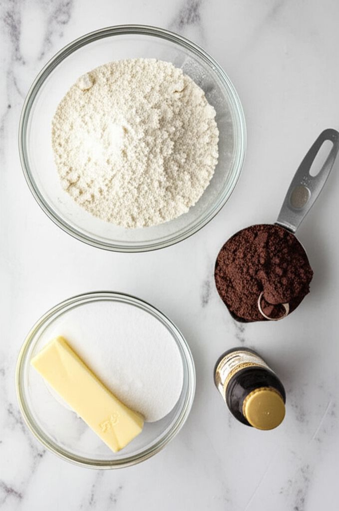 Easy Chocolate Shortbread Cookies
