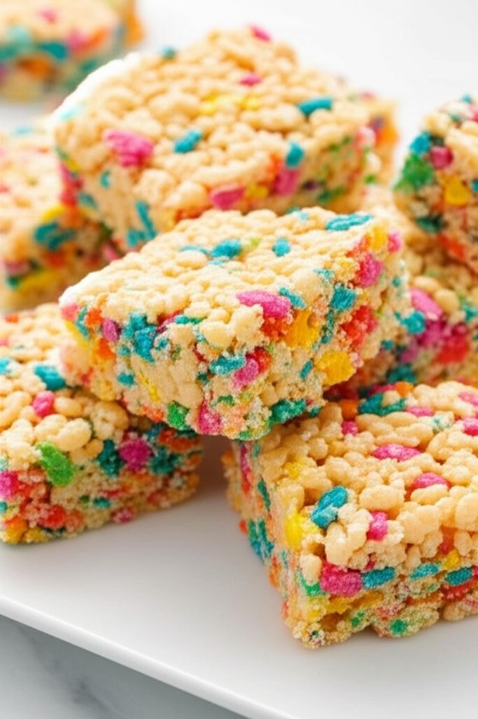 Funfetti Rice Krispies Treats