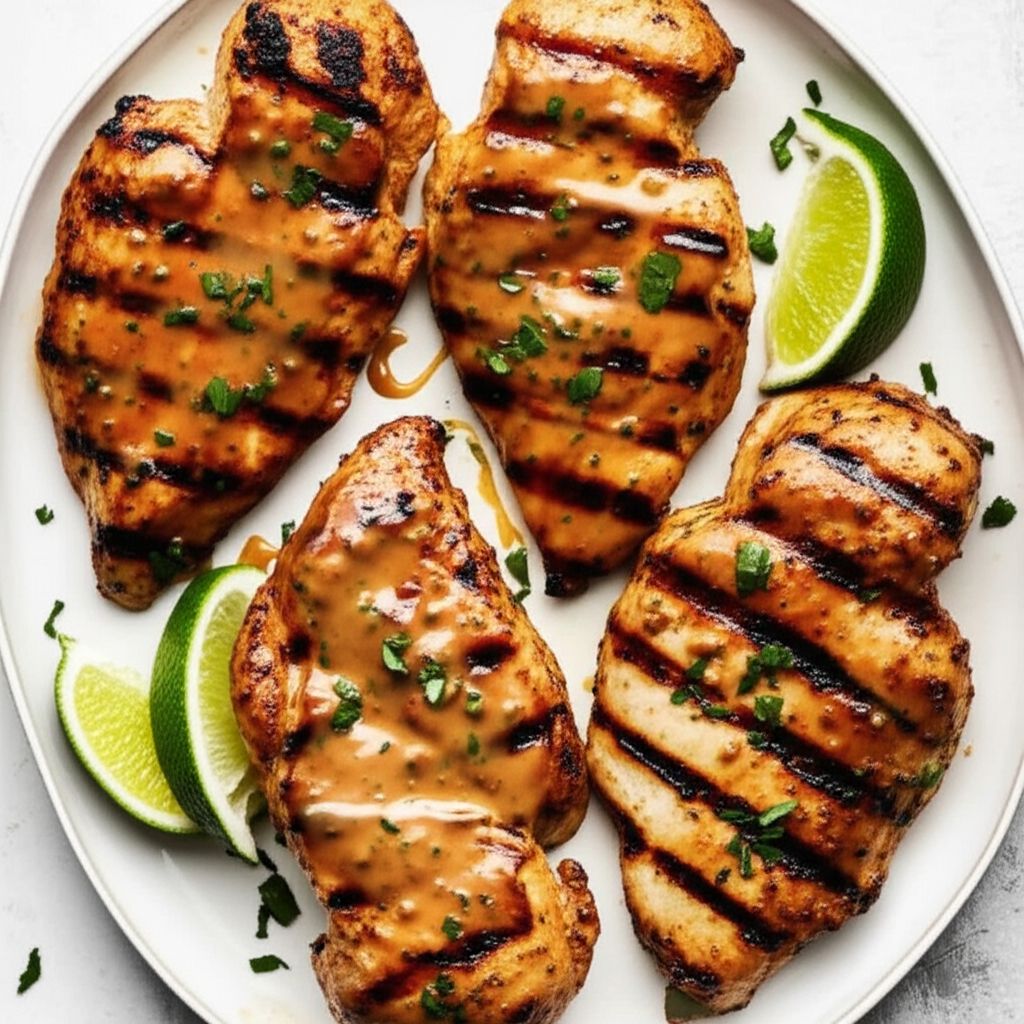 Grilled Peanut Chicken
