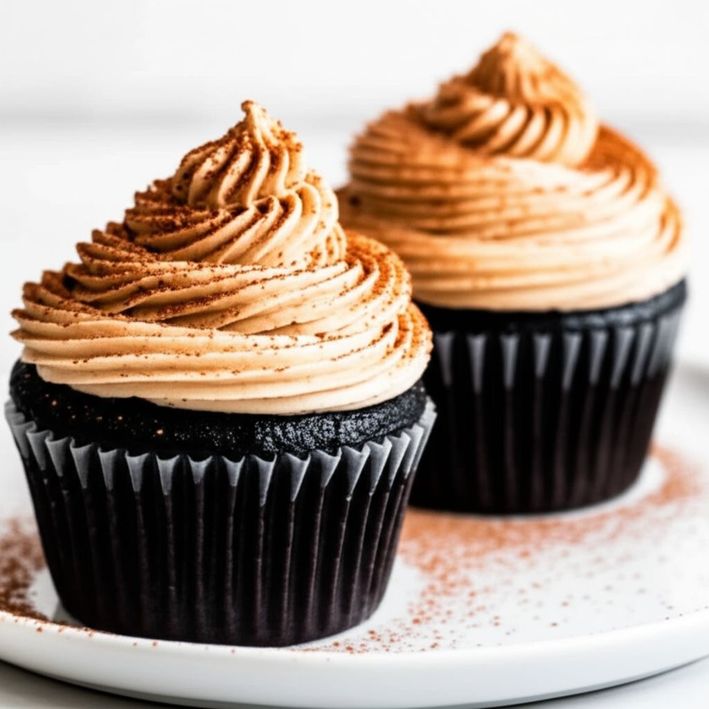 Guinness Cupcakes with Espresso Frosting