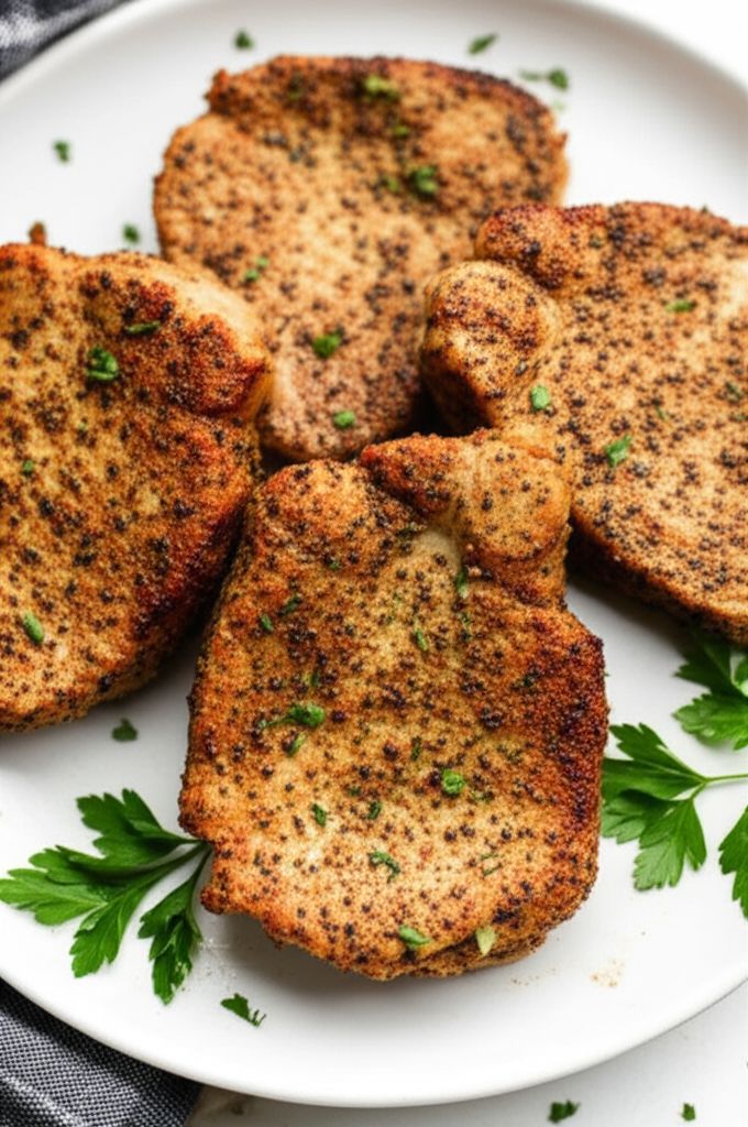 Herbed Pork Chops with Homemade Rub