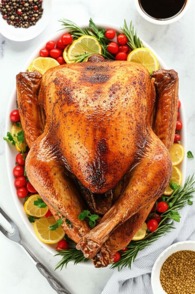Herb-Glazed Roasted Turkey
