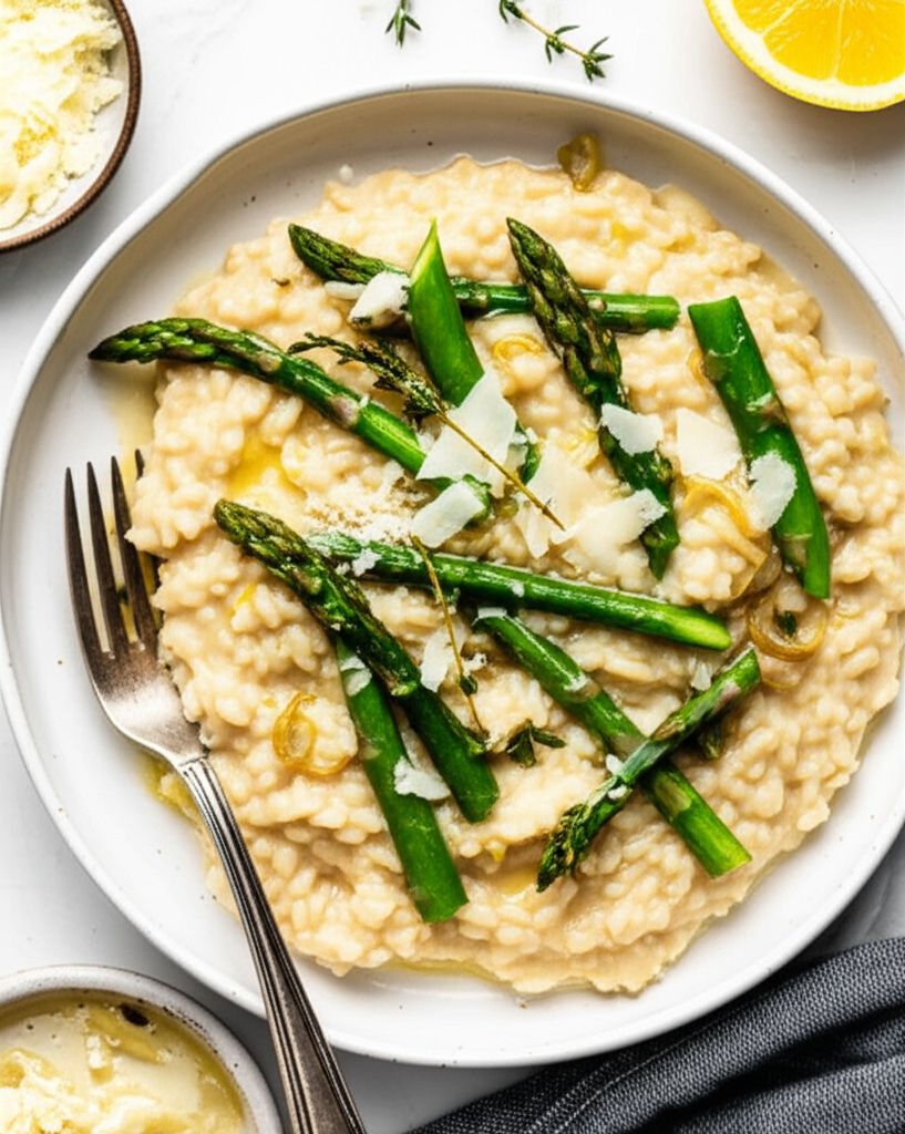 Instant Pot Asparagus Risotto
