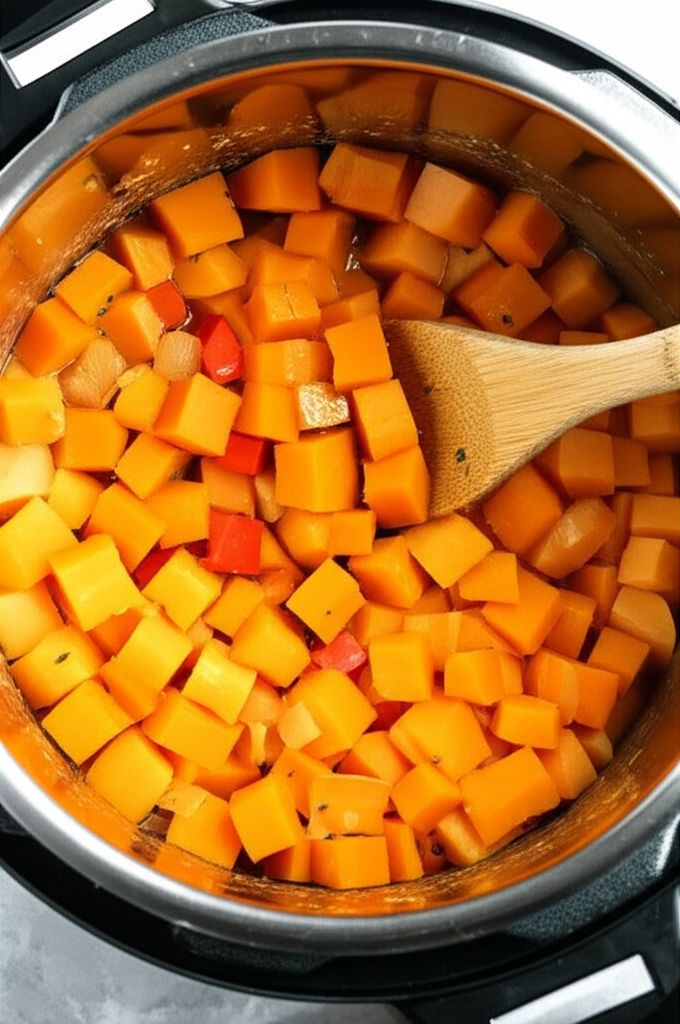 Instant Pot Butternut Squash Risotto with Mushrooms