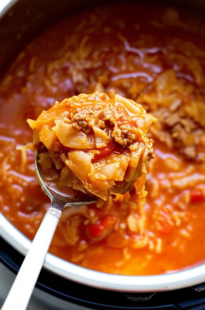 Instant Pot Cabbage Roll Soup